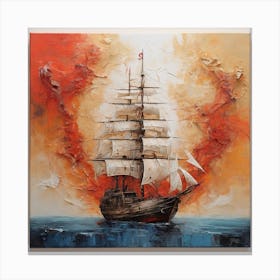 Frigate 2 Canvas Print