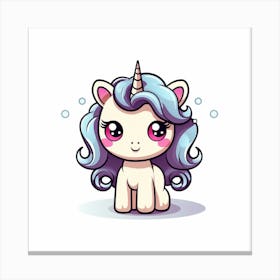 Cute Unicorn 435 Canvas Print