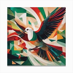 abstract Dove Canvas Print