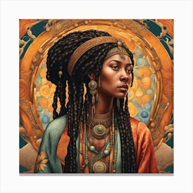 Tutul-Xi Queen Canvas Print