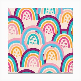 Colorful Fun Rainbows Canvas Print