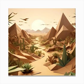 Desert Landscape 1 Canvas Print