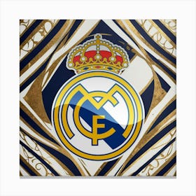 Real Madrid CF Logo Wall Art 24 Canvas Print