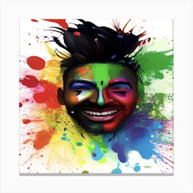 Vibrant Painting Canvas Print