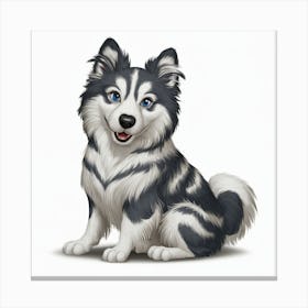 Husky Dog 4 Canvas Print
