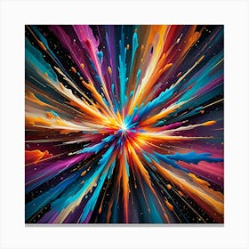 Abstract Abstract Painting 6 Canvas Print