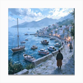 Aegean Coast 2 Canvas Print