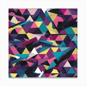 Abstract Triangles 28 Canvas Print