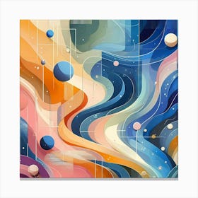 Abstract Abstract Painting 10 Canvas Print