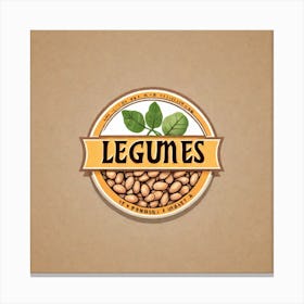 Legumes As A Logo (17) Canvas Print