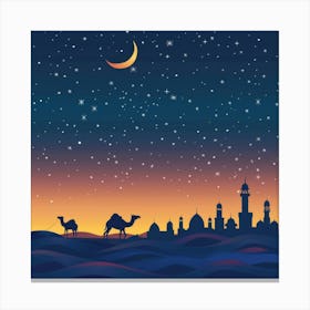 Ramadan Background 14 Canvas Print