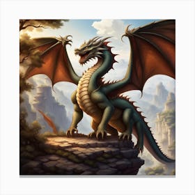 Dragon 3 Canvas Print