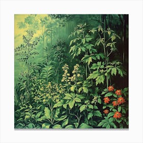 Forest In Bloom Art Canvas Print