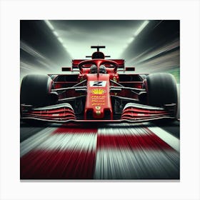 Ferrari F1 Car Canvas Print