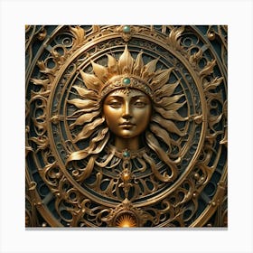 Goddess Of The Sun 1 Canvas Print