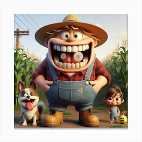 Farm Happy 3 Canvas Print