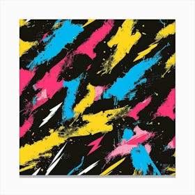 Colorful Strokes (3) Canvas Print