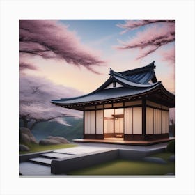 Japanese Pagoda Canvas Print