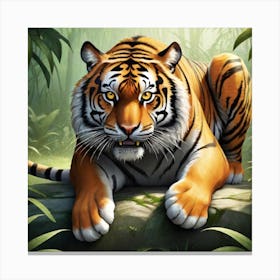 tiger of banghal Canvas Print