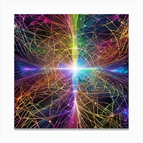 Abstract Psychedelic Art 3 Canvas Print