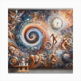 'Time And Space' Canvas Print