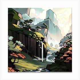 Valley Canvas Print