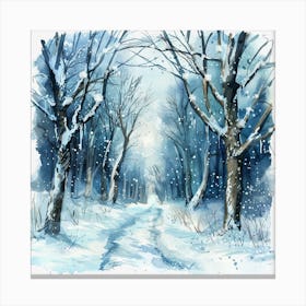 Snowy Path 1 Toile