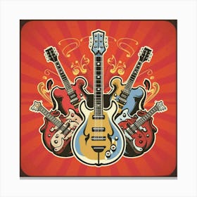 Guitars Canvas Print