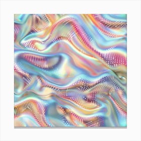 Holographic Background Canvas Print