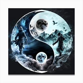 Yin Yang 1 Canvas Print