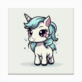 Cute Unicorn 534 Canvas Print