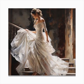 'The Bride' Canvas Print