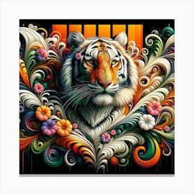 Tiger Art Canvas Print