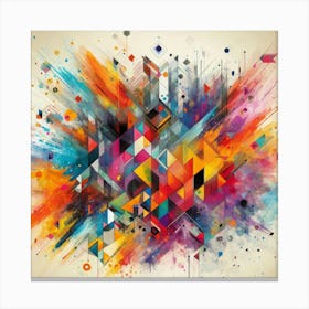 Abstract Explosion by dee Canvas Print