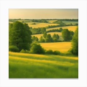 Landscape Painting Canvas Print