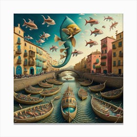 'Boatloads' Canvas Print