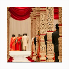 Indian Wedding Ceremony Canvas Print