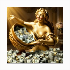 Goddess of Money14 Canvas Print