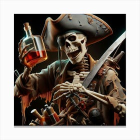 Pirate Skull Canvas Print