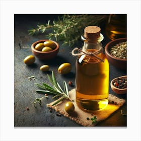 Olive Oil Canvas Print