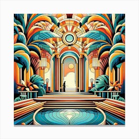 Deco Art 3 Canvas Print