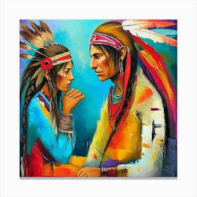 The Lovers Canvas Print