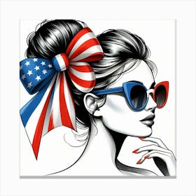 American girl 3 Canvas Print