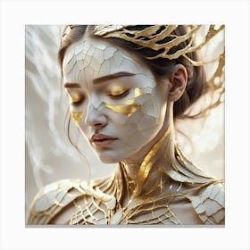 Gold And Silver Canvas Print