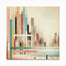 Vertical Town 01 Canvas Print