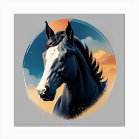 Horse Head Canvas Print