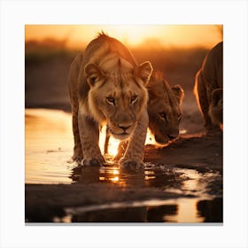 Aslan Gigapixel Very Compressed Width 4896px Canvas Print