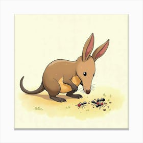 Kangaroo 7 Canvas Print