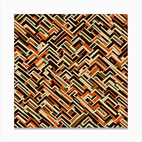 A Seamless Pattern Asymmetrical Zigzags And Jagged Lines, Herringbone Pattern, 142 Canvas Print