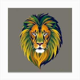 Lion Head 12 Canvas Print